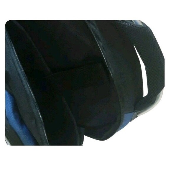 Tesoro Fire Dept Canvas Backpack Navy black gray Embroidered Firefighter logo - Picture 4 of 5